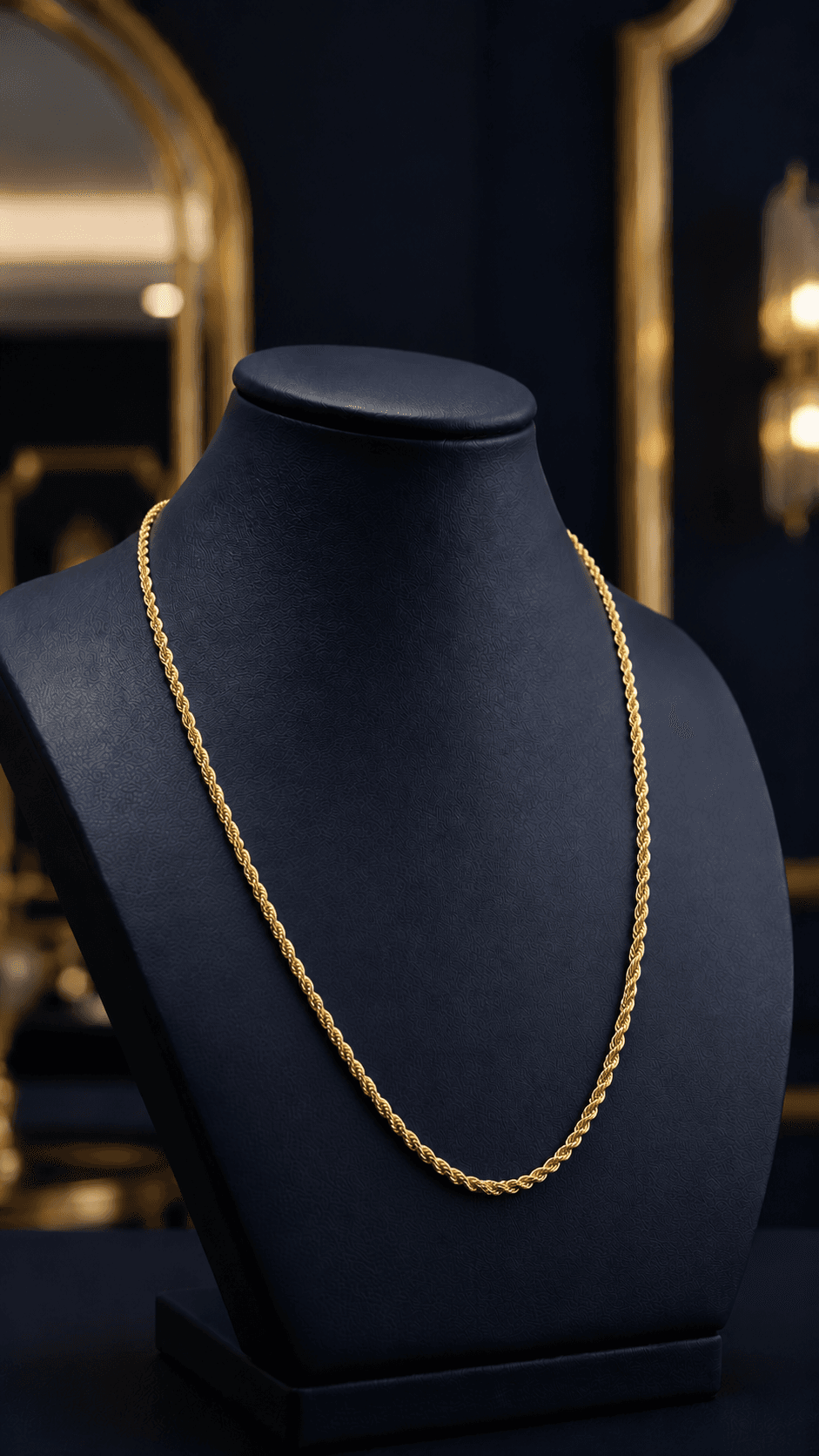Rope Chain — Fine gold necklace