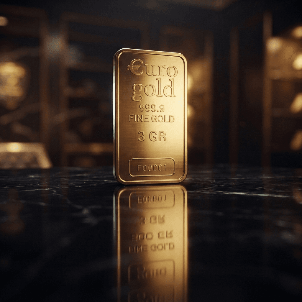 3 g — Fine gold bar