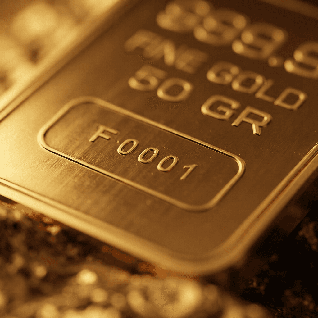 50 g — Fine gold bar