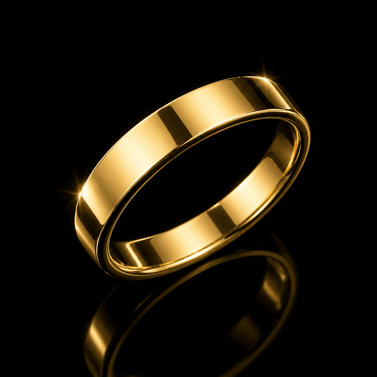 22K handworked signet ring